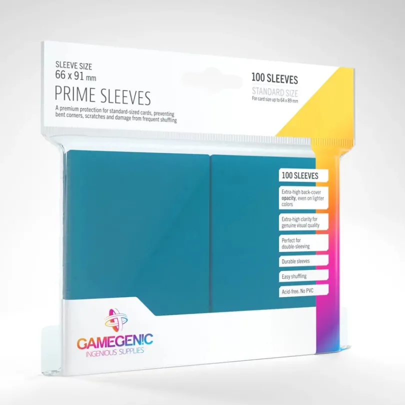 Gamegenic Prime Sleeves Blue 100 Sleeves Gamegenic