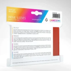 Gamegenic - Prime Sleeves Red (100 Sleeves)