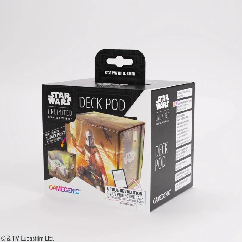 Gamegenic Star Wars: Unlimited Ashes of the Empire Deck Pod - The Mandalorian & Grogu