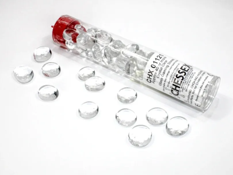 Gaming Counters / Glass Stones - Välj färg