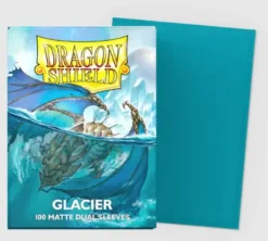 Glacier Matte Dual Sleeves Standard Size 100 Sleeves Dragon Shield