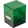 Glitter Satin Cube - Green