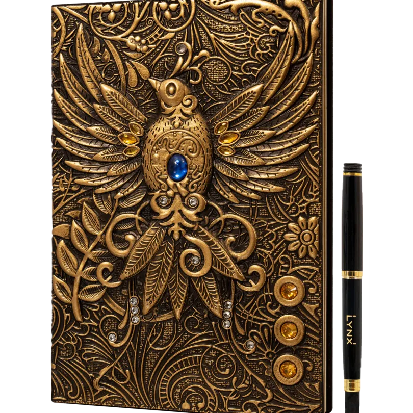 Gold Phoenix Journal | D&D Player & DM Notebook