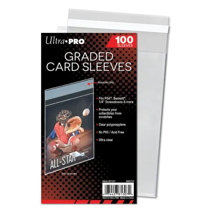 Graded Card Resealable Sleeves (100st)