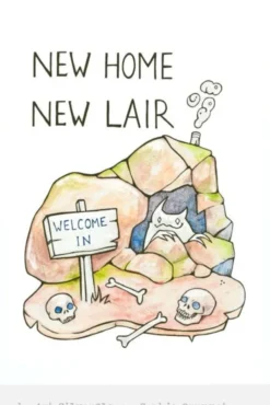 Gratulationskort - New Home. New Lair