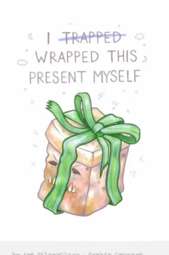 Gratulationskort - Trapped Present