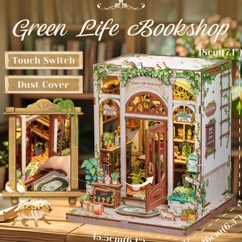 Green Life Bookshop - Book Nook Kit - CuteBee