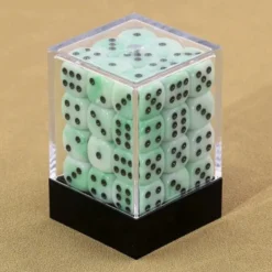 Green Silk Tarningar 12 Mm D6 36 St