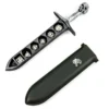 Grim Dagger Dice Case/Holder w/sheath Cover Silver
