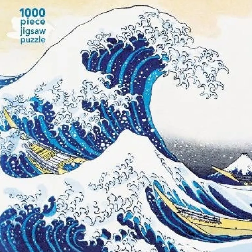 Hokusai The Great Wave Pussel 1000 Bitar Flame Tree
