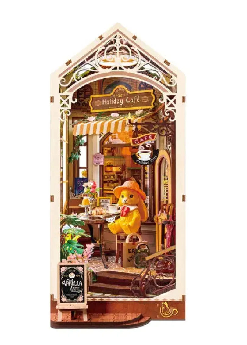 Holiday Cafe Book Nook Kit Rolife Rolife