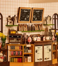 Holiday Cafe Book Nook Kit Rolife Rolife