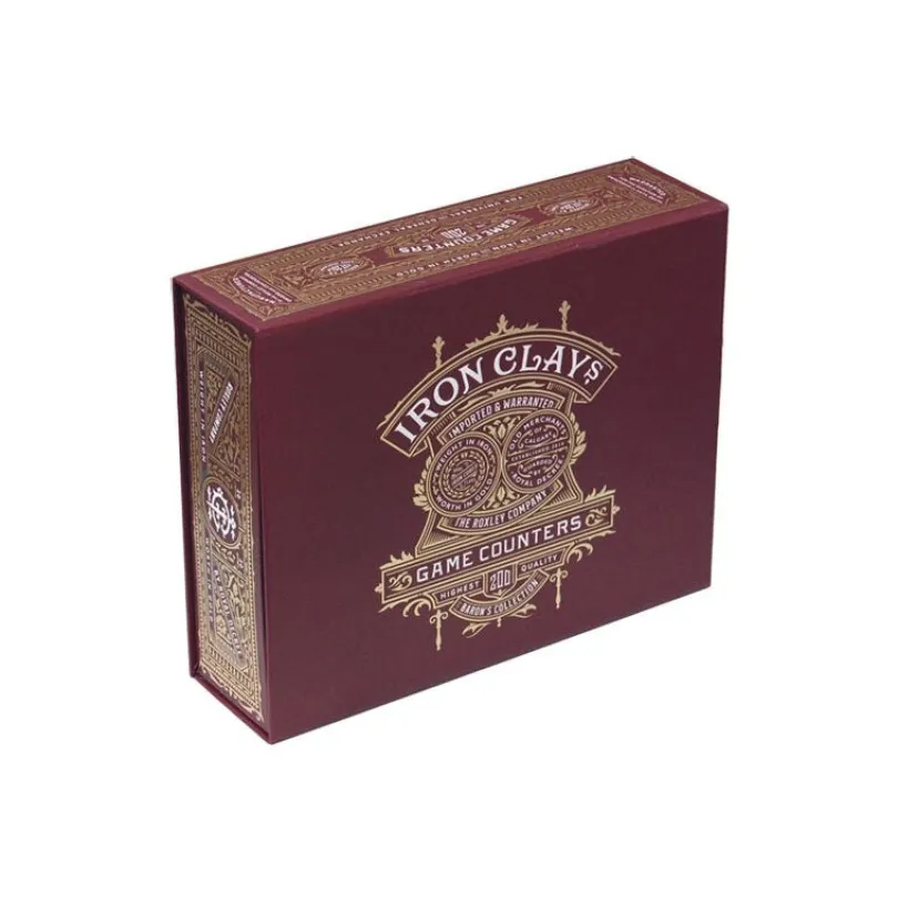 Iron Clays 200 Printed Box with Chips (for Brass etc)