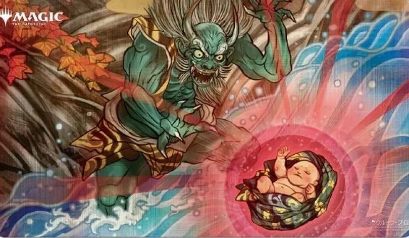 Japanese Mystical Archive Claim the Firstborn Standard Gaming Playmat för Magic: The Gathering