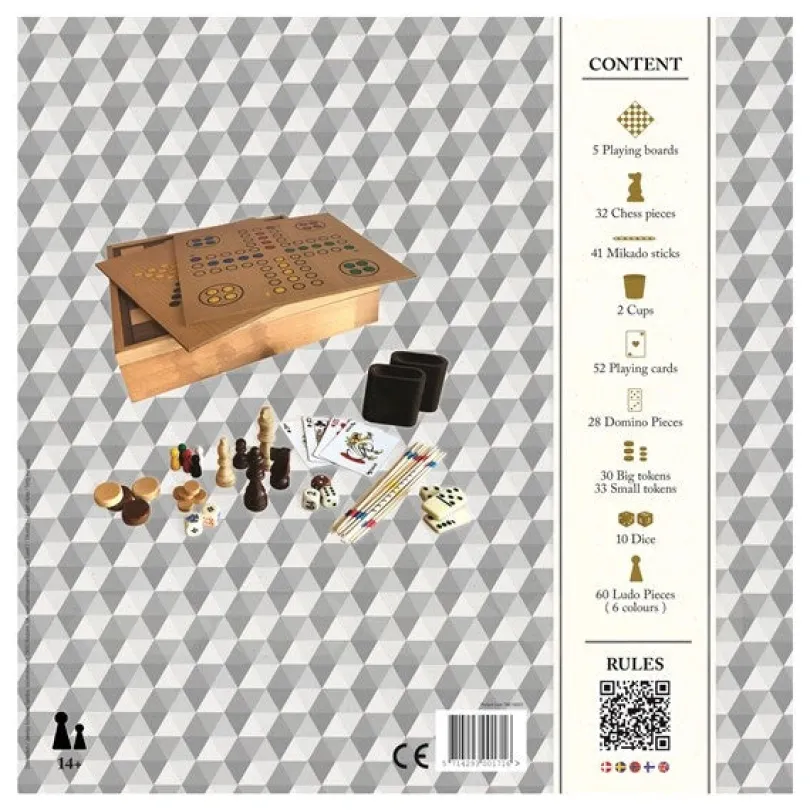 10 klassiska spel i 1 låda
