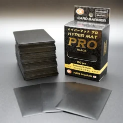 KMC Standard Sleeves - Hyper MAT PRO Black (100 Sleeves)
