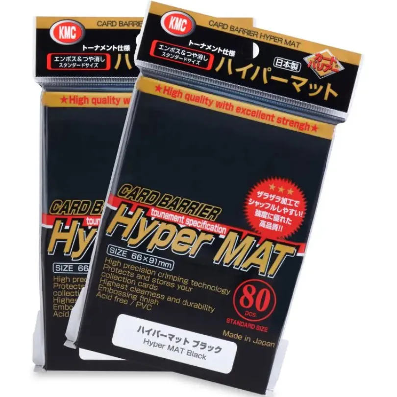 KMC Standard Sleeves - Hyper Mat Black