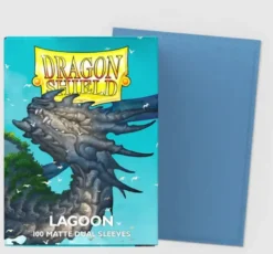 Lagoon Matte Dual Sleeves Standard Size (100 Sleeves) Dragon Shield