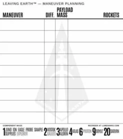 Leaving Earth: Mission Planning Tablets (5 Pack)