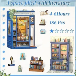 Literature Bookstore - Book Nook Kit - CuteBee
