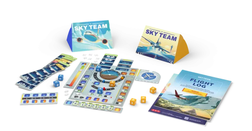 -Lånebiblioteket- Sky Team (Sv+Eng)