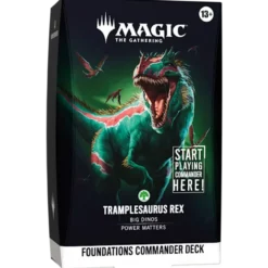 Magic The Gathering Foundations Commander Deck - Tramplesaurus Rex