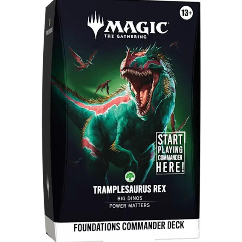 Magic The Gathering Foundations Commander Deck - Tramplesaurus Rex