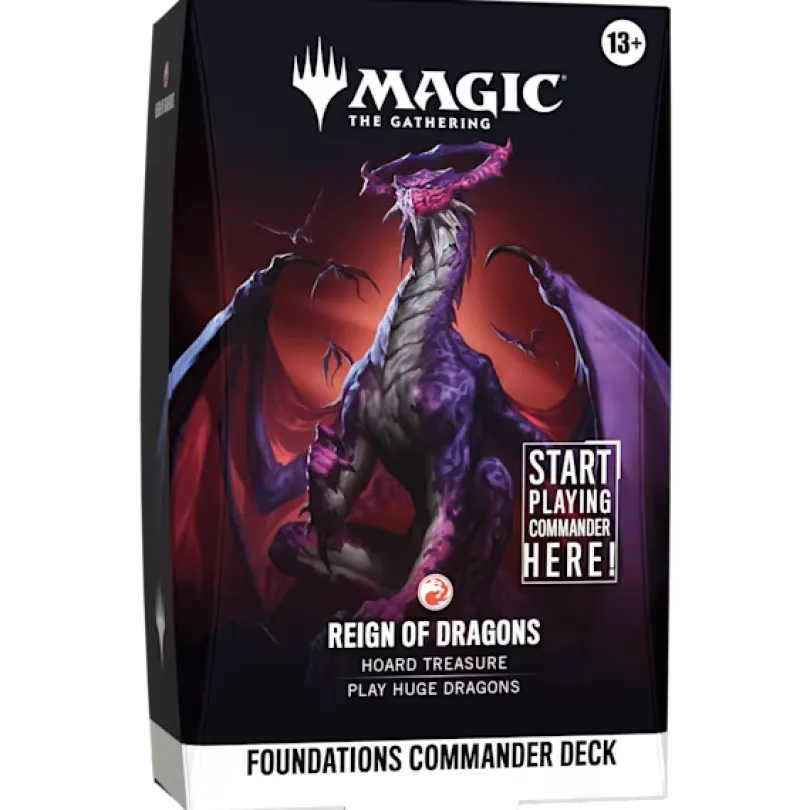 Magic The Gathering Foundations Commander Deck - Reign of Dragons