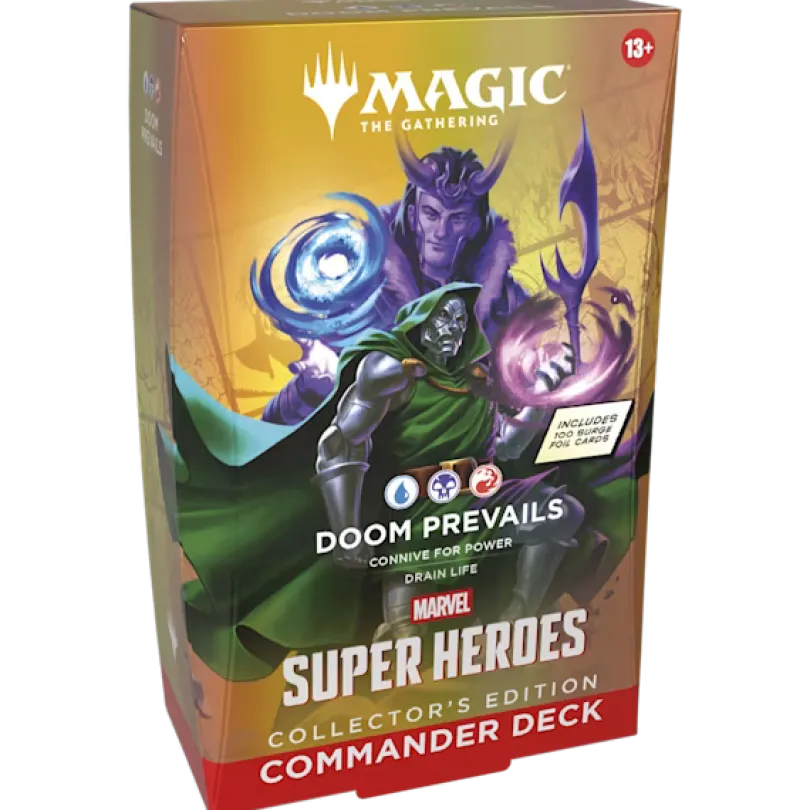 Magic The Gathering Marvel Super Heroes Commander Deck Collectors Edition Doom Prevails