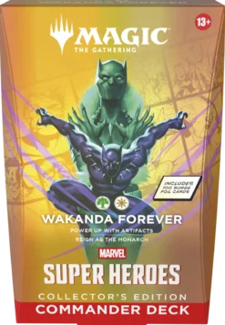 Magic The Gathering Marvel Super Heroes Commander Deck Collectors Edition Wakanda Forever