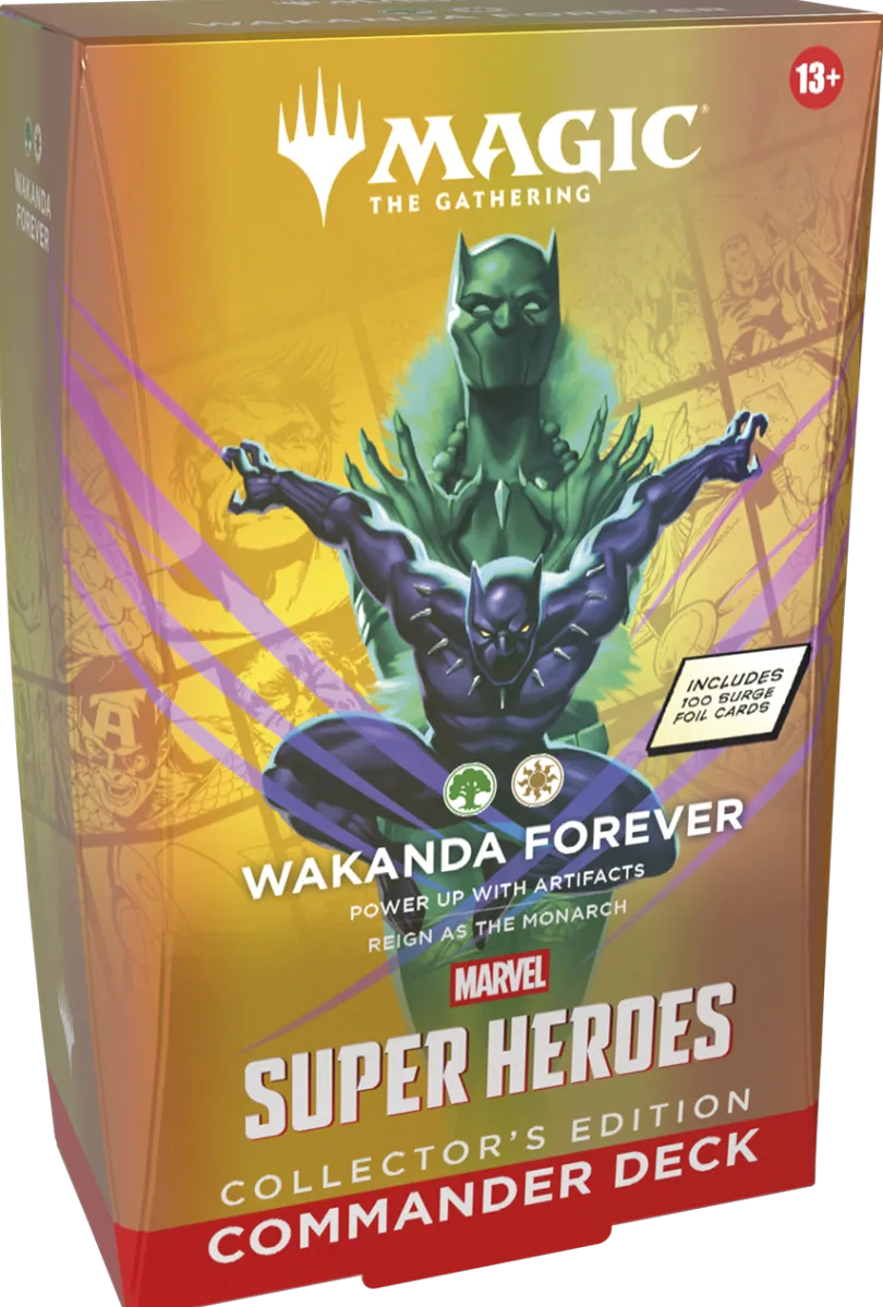 Magic The Gathering Marvel Super Heroes Commander Deck Collectors Edition Wakanda Forever
