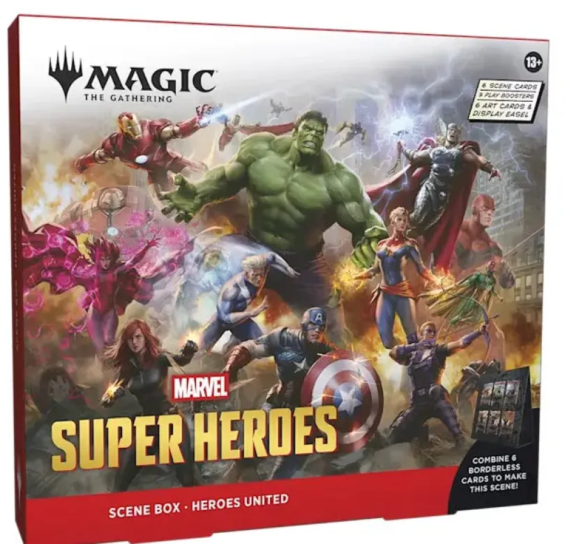 Magic The Gathering: Marvel Super Heroes Scene Box - Heroes United