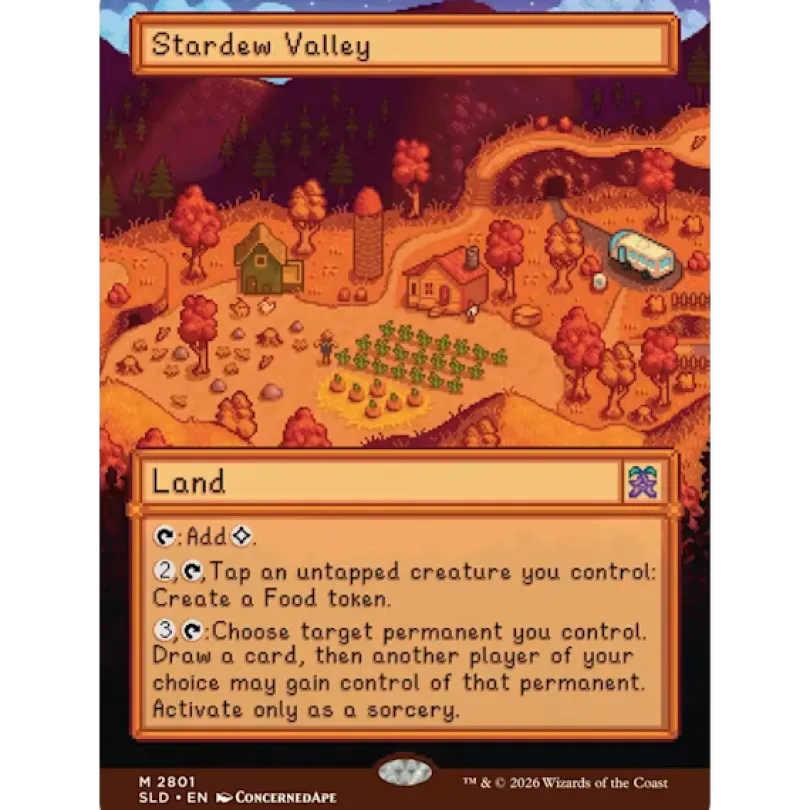 Magic the Gathering Secret Lair x Stardew Valley: Welcome to Stardew Valley
