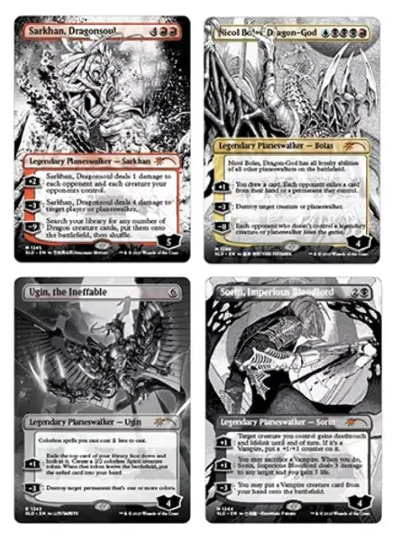Magic the Gathering Secret Lair Drop WPN Exclusive: More Borderless Planeswalkers