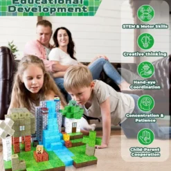 Magnetic Building Blocks Forest Cabin 150 st