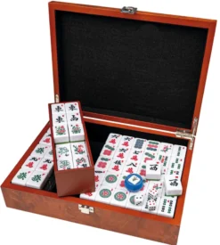 Mah Jongg / Mahjong, Designbox, with arabian signs (3166)