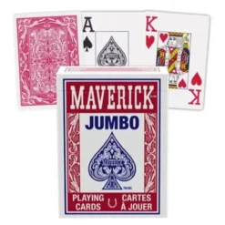 Maverick Jumbo Index playing cards (Blå/röd)