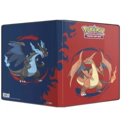 Mega Charizard X And Mega Charizard Y 9 Pocket Portfolio For The Pokemon Trading Ultrapro
