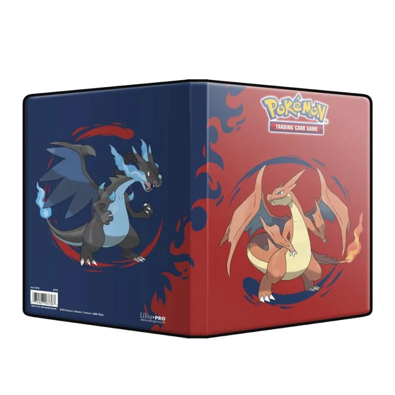 Mega Charizard X And Mega Charizard Y 4 Pocket Portfolio For The Pokemon Trading Ultrapro