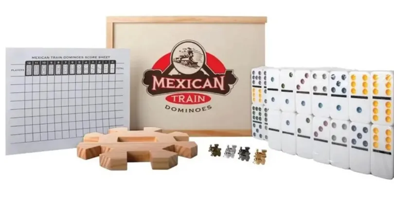 Mexican Train Domino Wood