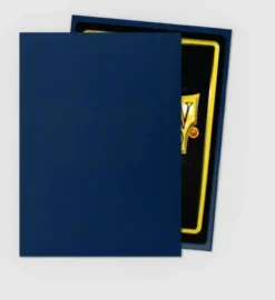 Midnight Blue Matte Sleeves Standard Size 100 Dragon Shield