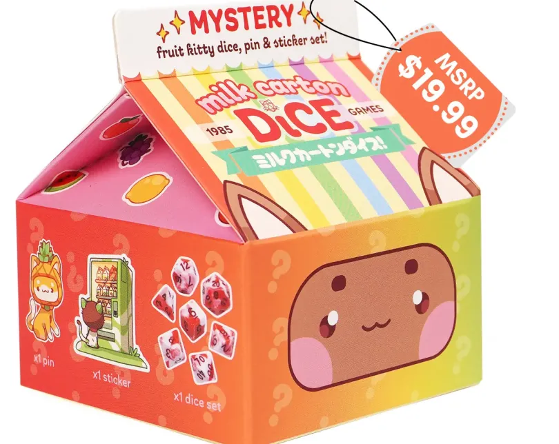 Milk Carton Mystery Dice