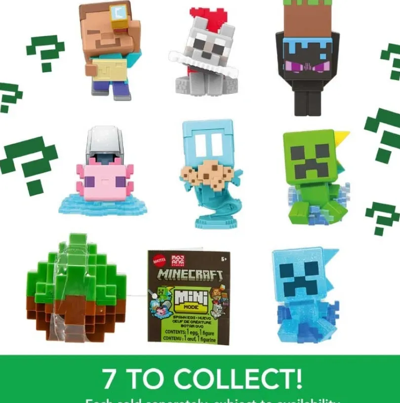 Minecraft Mini Mode Spawn Egg Assorted