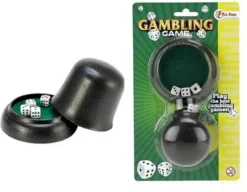Mini dice game - 5x dice + cup