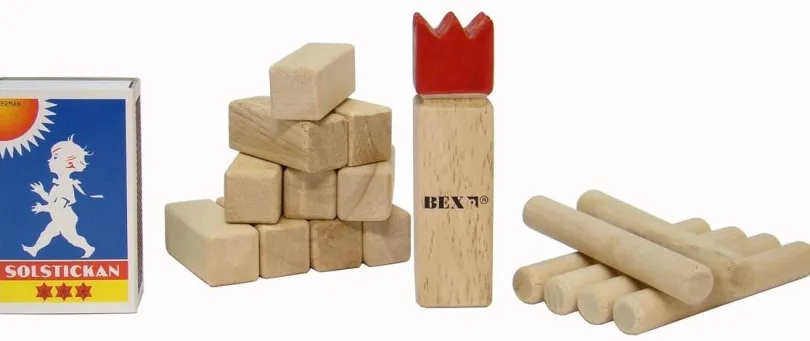 Mini Kubb Original Rubber Wood