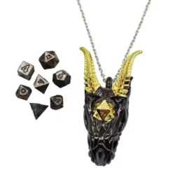 Mini Metal Dice Set Necklace Drake
