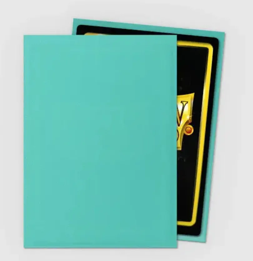 Mint Matte Sleeves Standard Size 100 Dragon Shield