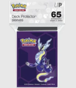 Miraidon Standard Deck Protector Sleeves (65ct) for Pokemon