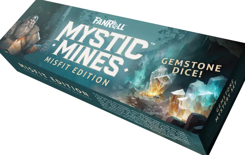 Misfit Gemstone Mystic Mines Dice Set