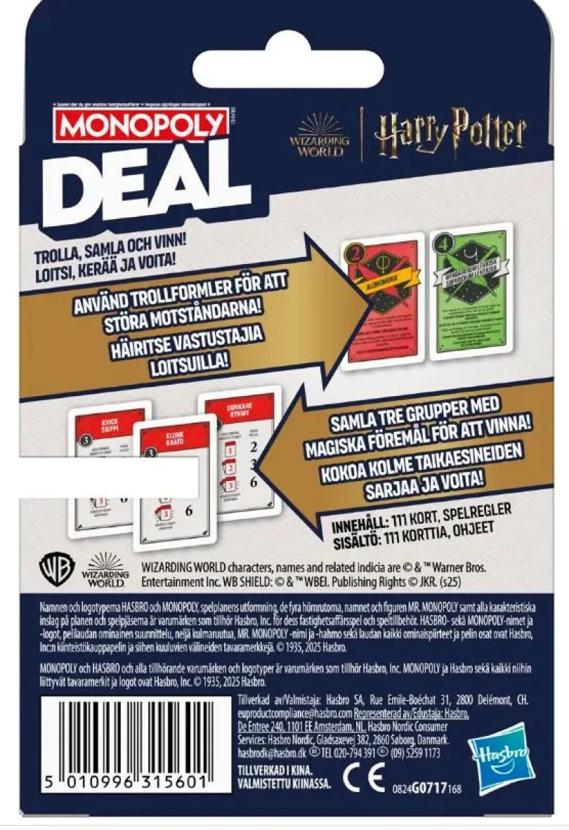 Monopoly Deal Harry Potter